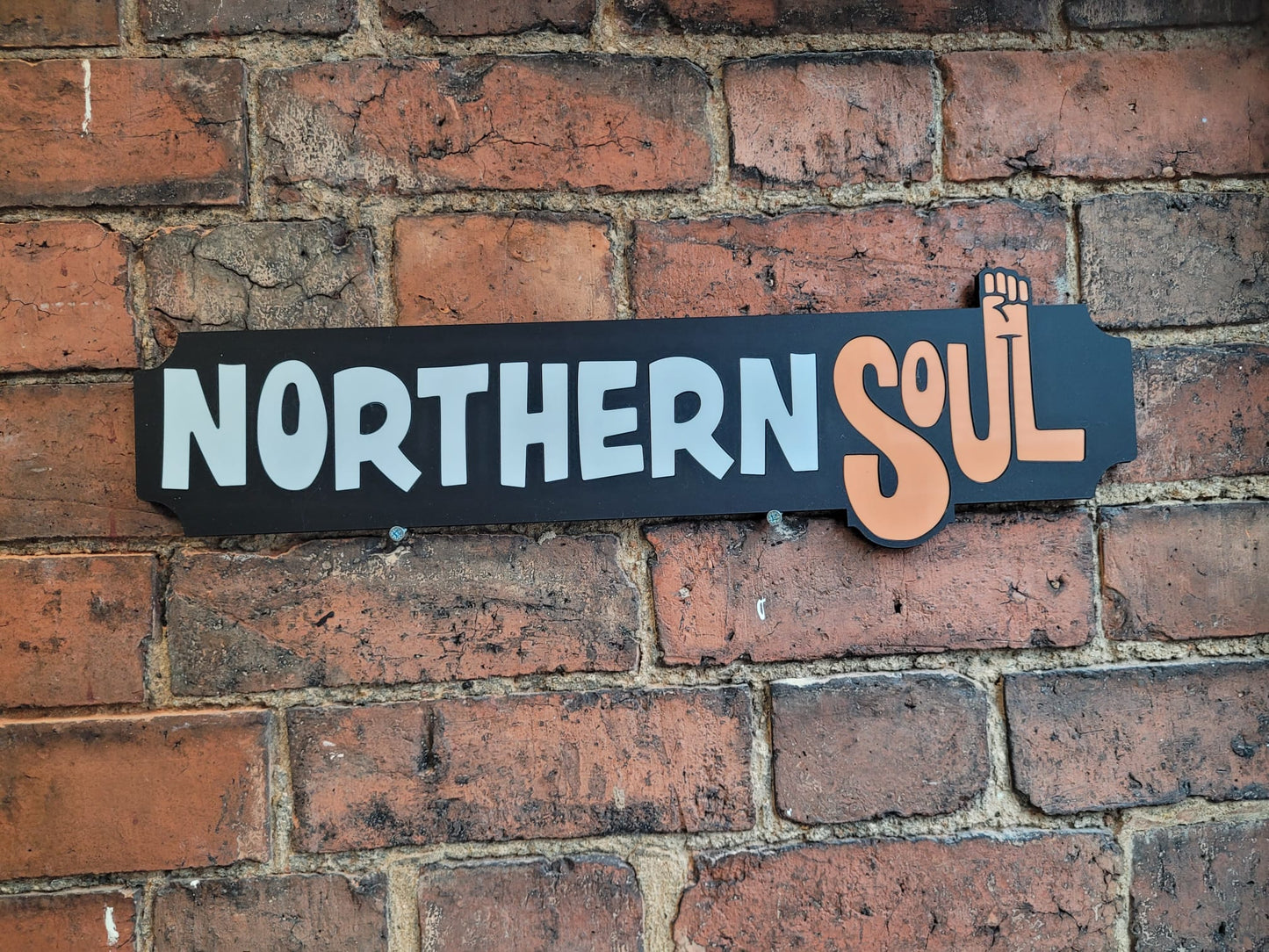 Northern Soul Funky Street Sign