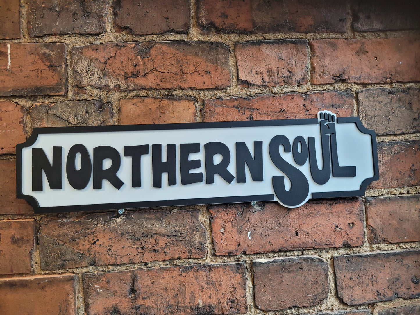 Northern Soul Funky Street Sign