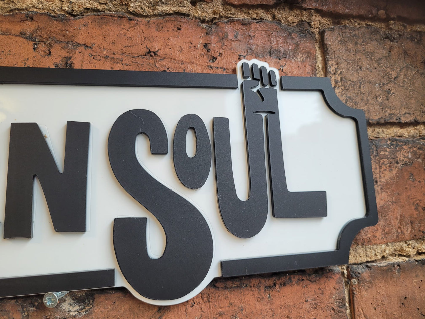 Northern Soul Funky Street Sign