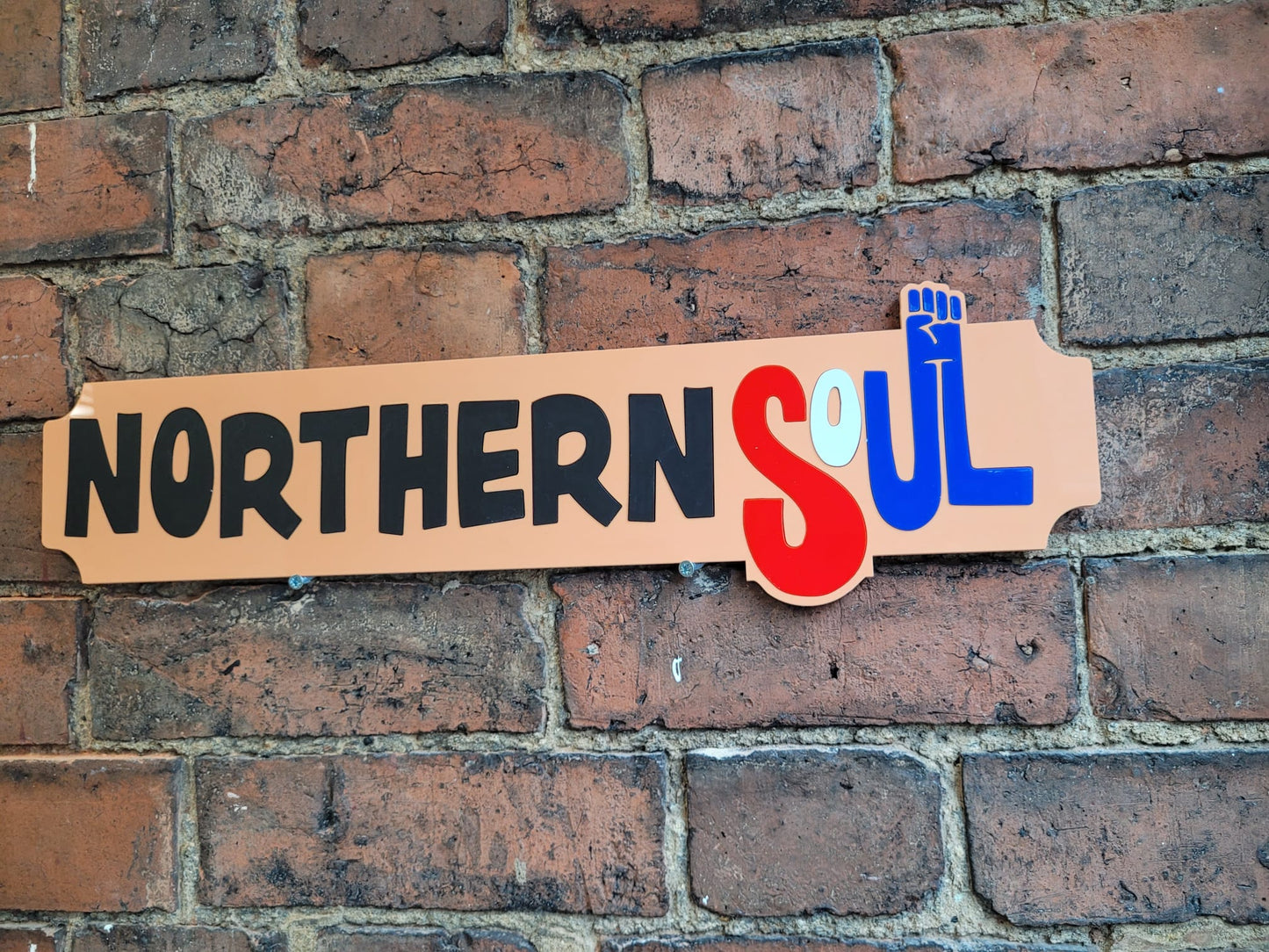 Northern Soul Funky Street Sign
