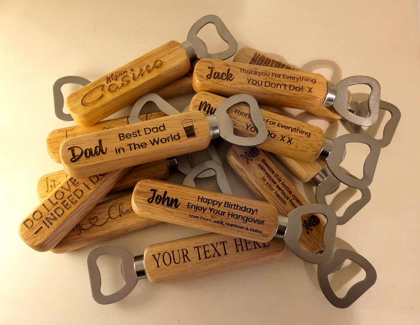 Personalised Fathers Day Bottle Opener