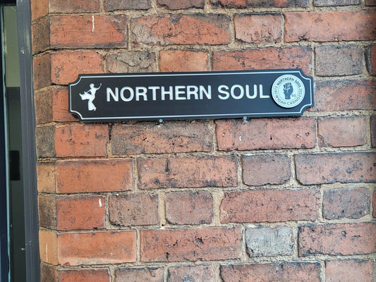 Northern Soul 50th Anniversary Street Sign