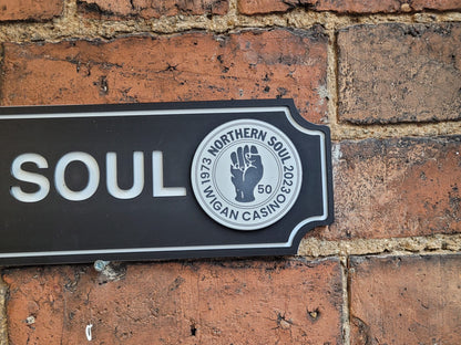 Northern Soul 50th Anniversary Street Sign