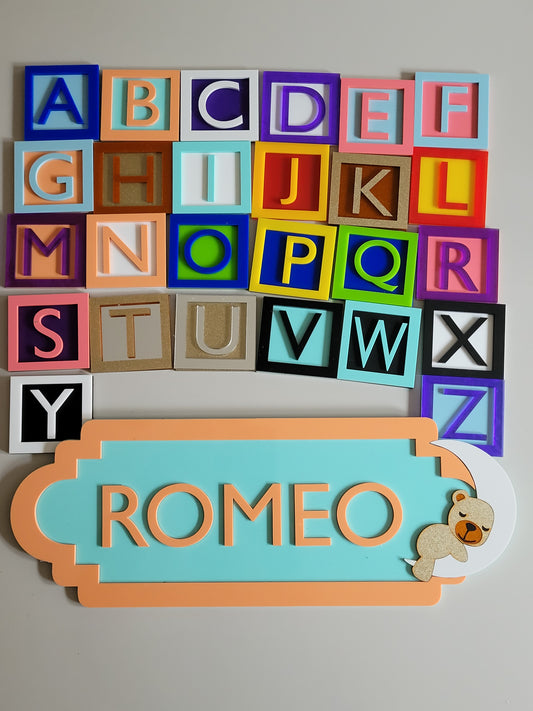 Personalised Nursery / Children's Bedroom Door Sign