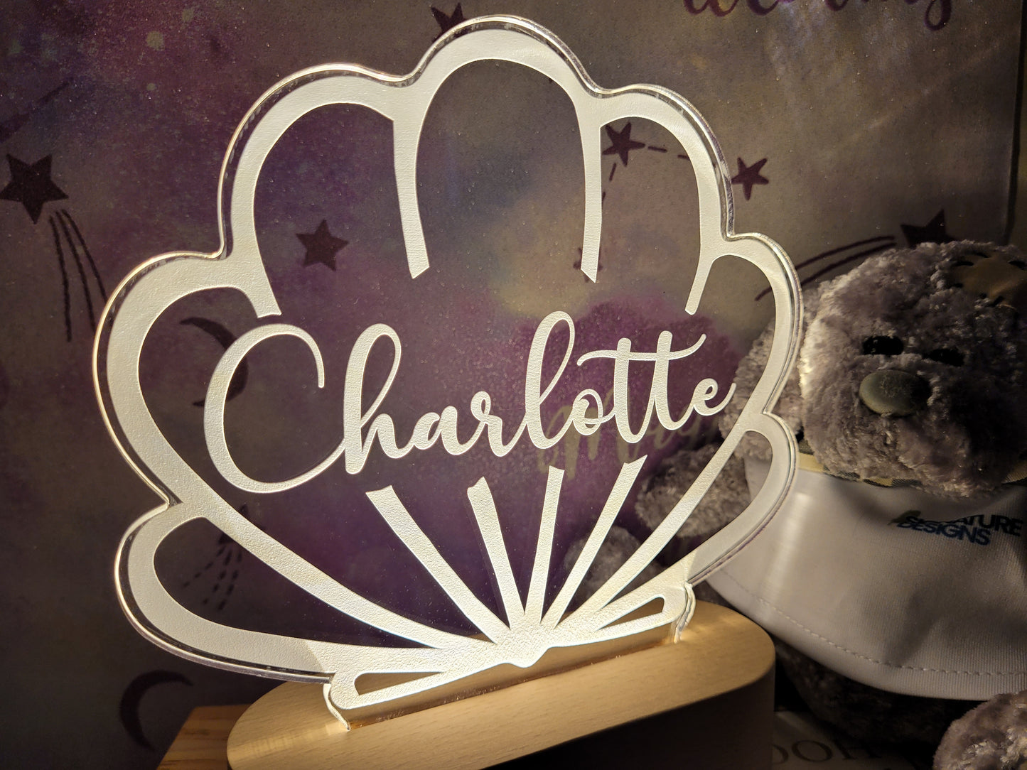 Personalised Shell Night Light