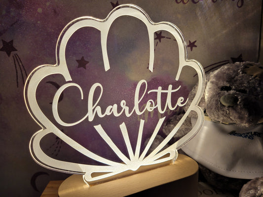 Personalised Shell Night Light