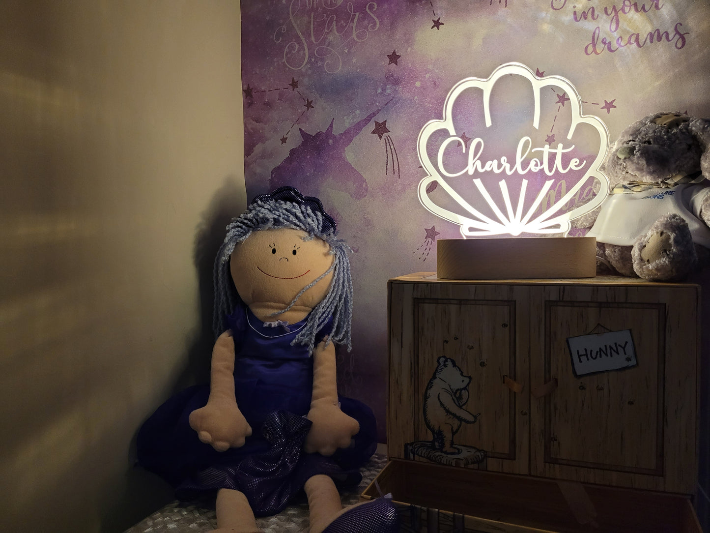 Personalised Shell Night Light