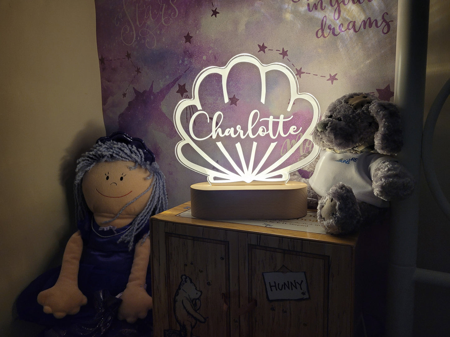 Personalised Shell Night Light