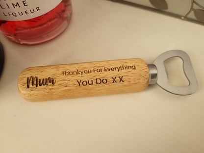 Personalised Fathers Day Bottle Opener