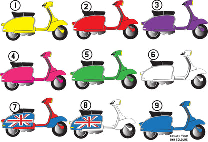 Lambretta & Vespa Acrylic Wall Art